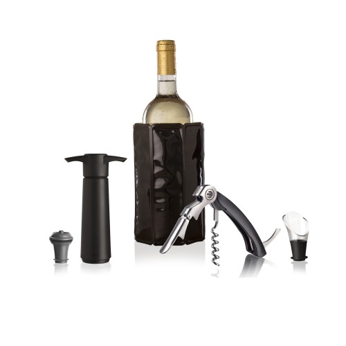 Vacuvin Σετ Κρασιού Μαύρο Original 5 Τεμαχίων