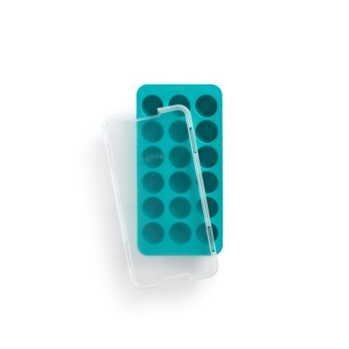 Lékué Παγοθήκη Για Σφαιρικά Παγάκια Με Καπάκι/Δισκάκι Γαλάζια