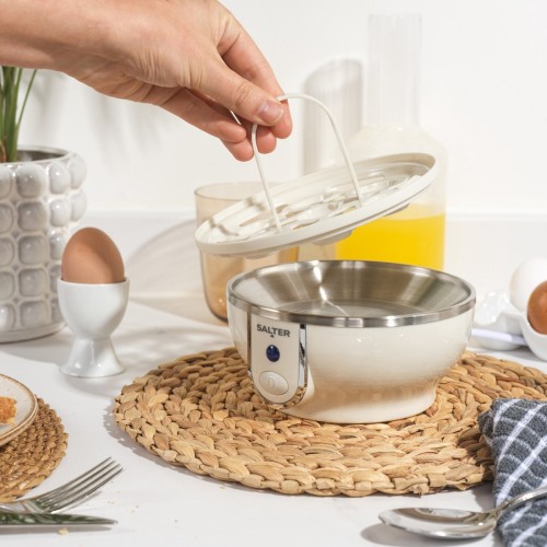 Salter Αυγοβραστήρας 7 θέσεων 450W Κρεμ Retro