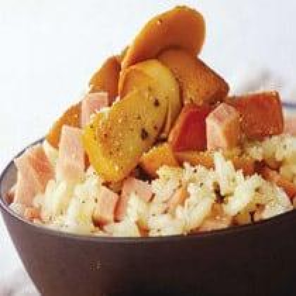 ΡΥΖΙ ΜΕ ΖΑΜΠΟΝ ΚΑΙ ΜΑΝΙΤΑΡΙΑ