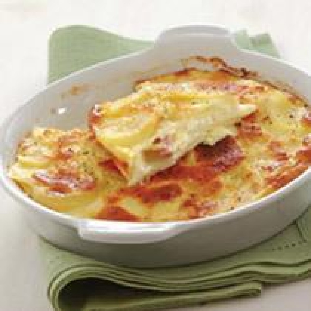 ΠΑΤΑΤΕΣ ΟΓΚΡΑΤΕΝ ΜΕ ΚΙΤΡΙΝΑ ΤΥΡΙΑ ΚΑΙ ΖΑΜΠΟΝ