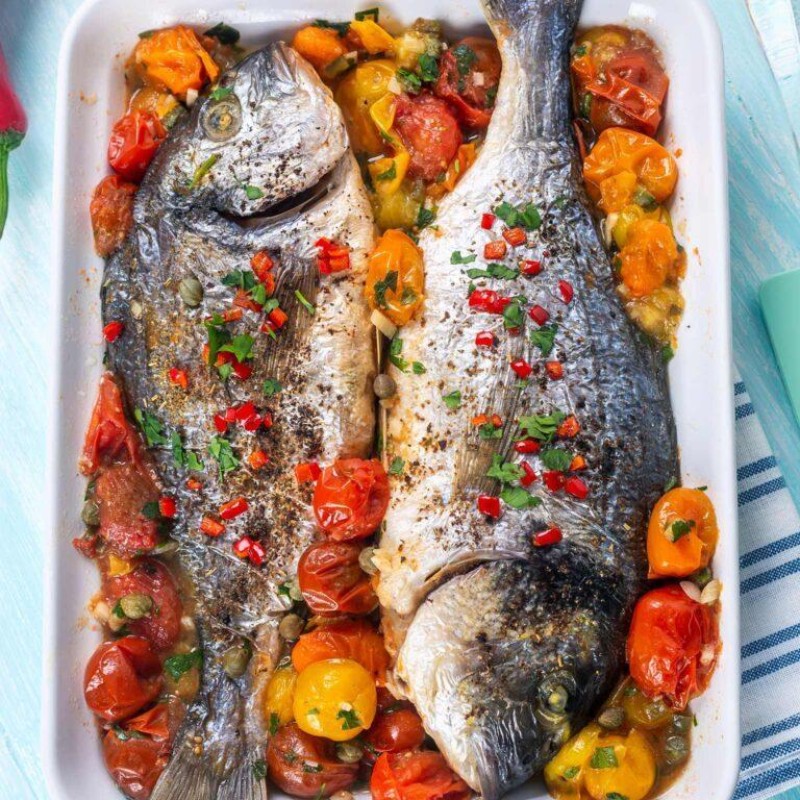 ΤΣΙΠΟΥΡΑ ΜΕ ΛΑΧΑΝΙΚΑ ΣΤΟΝ ΦΟΥΡΝΟ