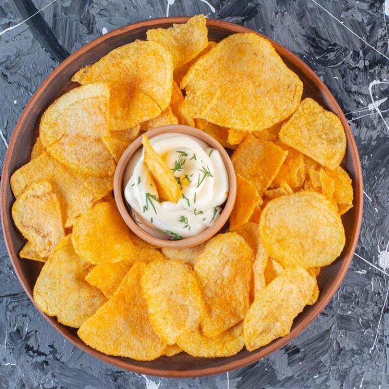 ΣΠΙΤΙΚΑ CHIPS ΠΑΤΑΤΑΣ ΣΤΟ AIR FRYER