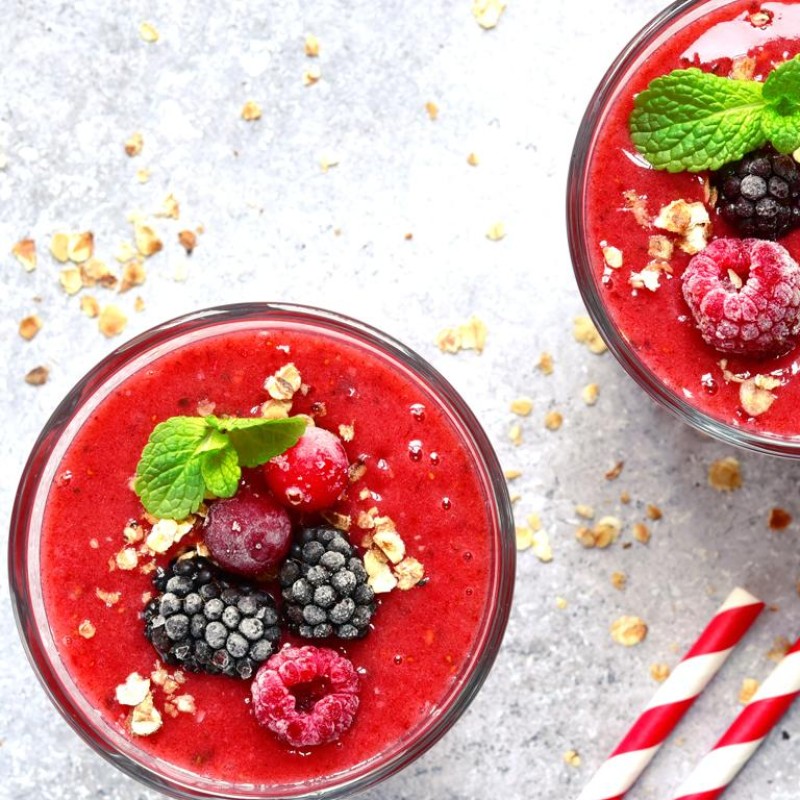 SMOOTHIE ΜΕ ΦΡΑΟΥΛΕΣ & ΒΑΤΟΜΟΥΡΑ!