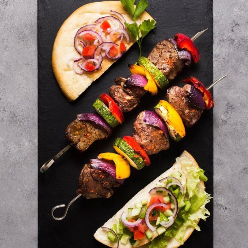 ΣΟΥΒΛΑΚΙΑ ΜΕ ΛΑΧΑΝΙΚΑ