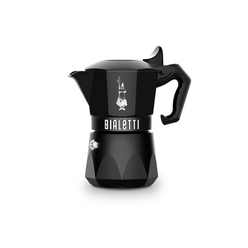 Bialetti Καφετιέρα Brikka Exclusive 2 Φλιτζανιών Μαύρη - Αλουμινίου