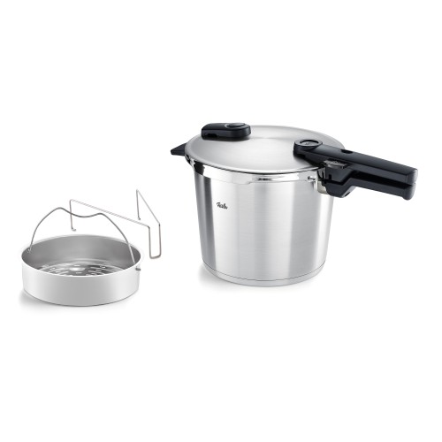 Fissler Χύτρα Ταχύτητος Vitaquick Premium 6Lt με Καλάθι Ατμού