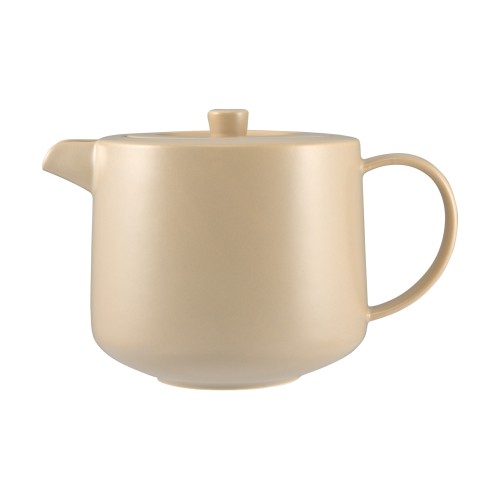 Maxwell & Williams Τσαγιέρα Με Φίλτρο 1Lt Sand Cafe Life Σε Συκευασία Δώρου-Πορσελάνη