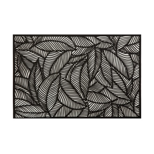 Maxwell & Williams Σουπλά Μαύρο Leaf 43x30cm PVC