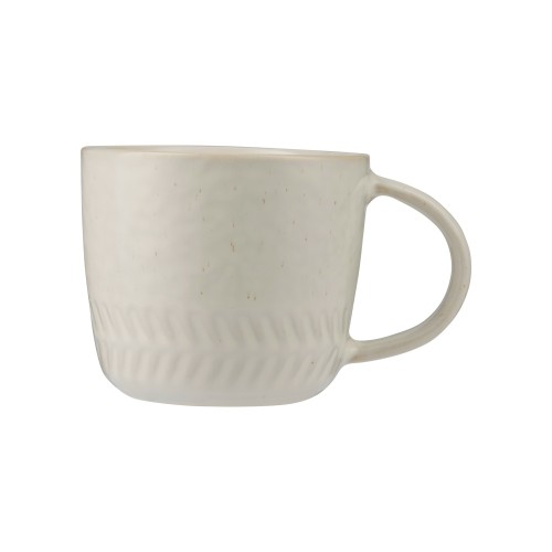 Κούπα 400ml Λευκή Herringbone Κεραμική Club Nordic Maxwell & Williams