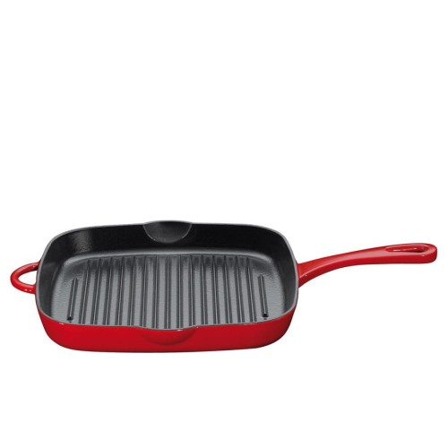 Kuchenprofi Γκριλιέρα Μαντεμένια Βαθιά Κόκκινη 26x26x3,5cm Provence