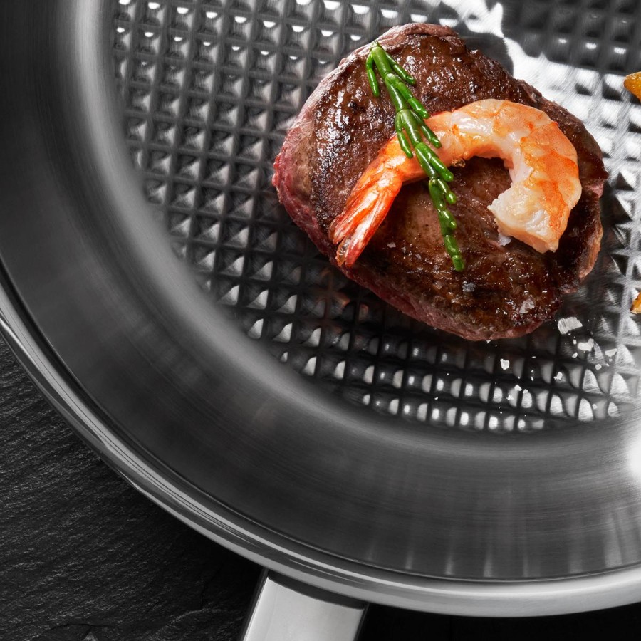 Fissler Τηγάνι Ανοξείδωτο Original Profi 28cm - Με Novogrill