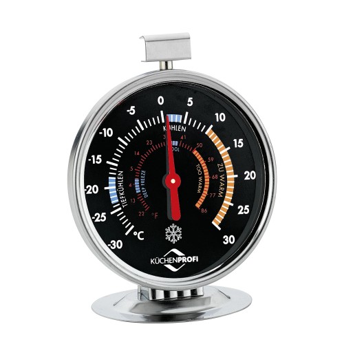 Kuchenprofi Θερμόμετρο Για Ψυγείο -5°C/30°C Μαύρο Ανοξείδωτο