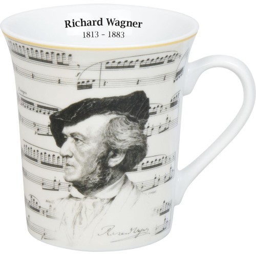 Konitz Κούπα 410ml Wagner Composers Music Λευκή Πορσελάνη