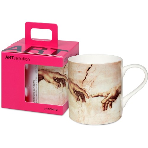 Konitz Κούπα 400ml Λευκή Creazione di Adamo by Michela - Art Πορσελάνη Σε Συσκευασία Δώρου