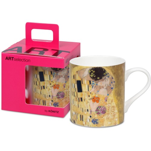 Konitz Κούπα 400ml Το φιλί by Gustav Klimt Art Πορσελάνη Σε Συσκευασία Δώρου