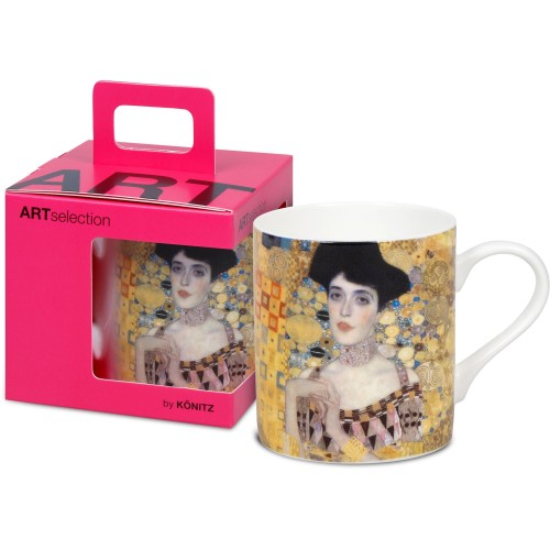 Konitz Κούπα 400ml Πορτρέτο της Αντέλε Μπλοχ-Μπόυερ by G.Klimt Art Πορσελάνη Σε Συσκευασία Δώρου