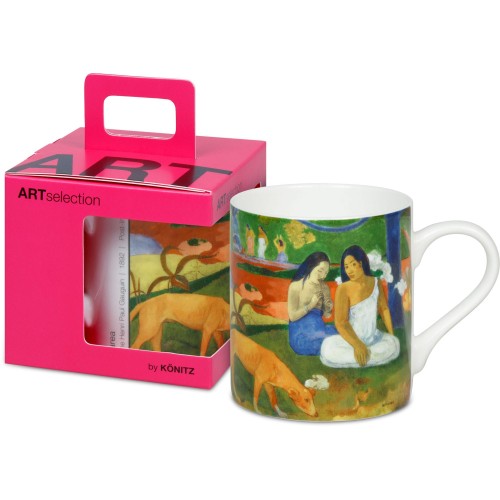 Konitz Κούπα 400ml Πράσινη Arearea by Paul Gauguin Art Πορσελάνη Σε Συσκευασία Δώρου