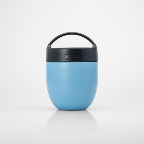 Smash Δοχείο Φαγητού Θερμ/κο 500ml Μπλε Widemouth -Ανοξείδωτο