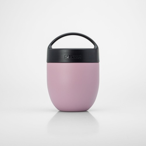 Smash Δοχείο Φαγητού Θερμ/κο 500ml Ροζ Berry Widemouth - Ανοξείδωτο