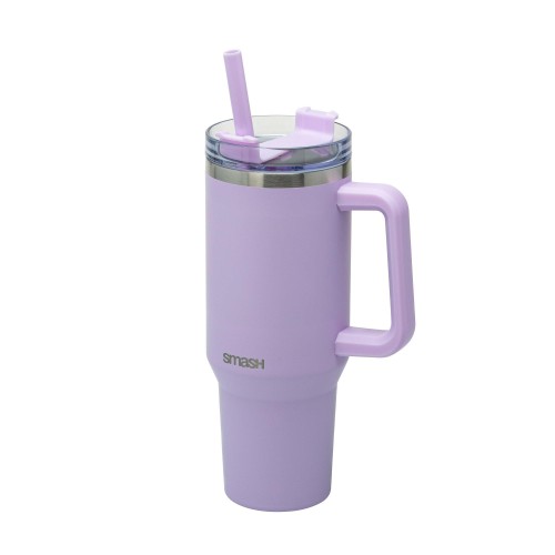 Smash Κούπα Θερμ/κη με Λαβή 1,2Lt Λιλά Mega Tumbler - Ανοξείδωτη