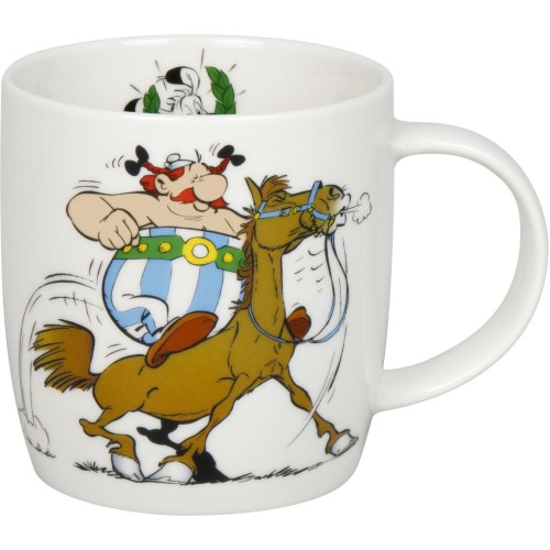 Konitz Κούπα 400ml Λευκή Ιππασία Asterix Sports Πορσελάνη