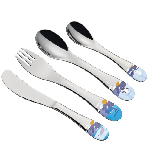 Cilio Μαχαιροπίρουνα Παιδικά Ανοξείδωτα Seaworld Σετ 4 Τεμαχίων