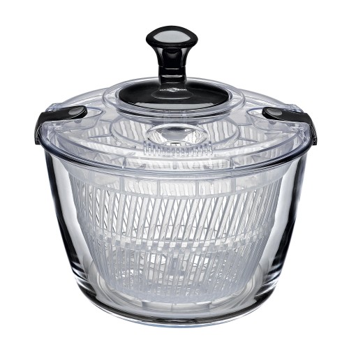 Kuchenprofi Στραγγιστήρι Σαλάτας 25cm - 4 Lt Fresh Με Γυάλινο Μπολ Γκρι