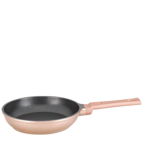 Spring Vulcano Τηγάνι 18cm Mini Αντικολλητικό Ροζ Χρυσό