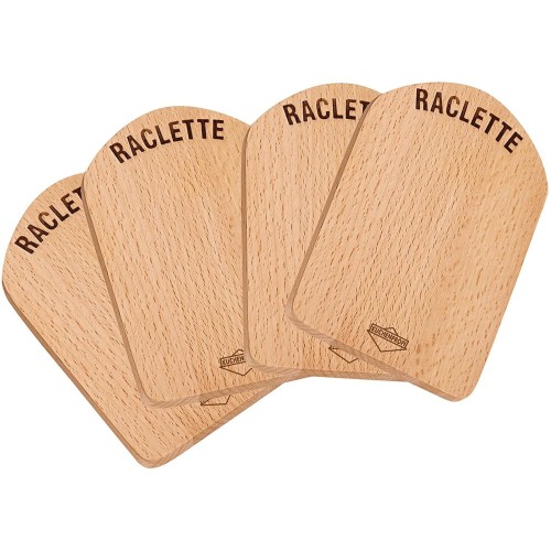 Kuchenprofi Σουβέρ για Raclette Ξύλινα Σετ 4 Τεμαχίων