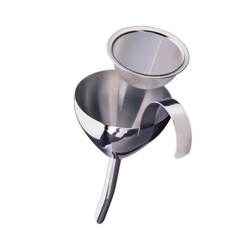 Cilio Χωνί Κρασιού με Σουρωτήρι Ανοξείδωτο 4,5x16,5cm