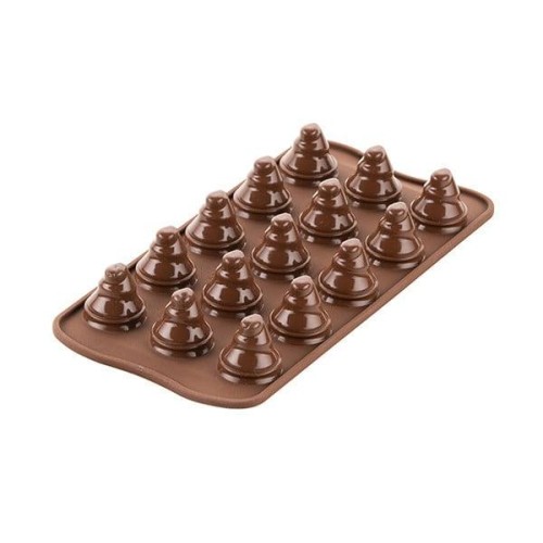 Silikomart Φόρμα Σιλικόνης για 15 Σοκολατάκια 3D Choco Trees 33x27cm – 120ml