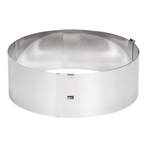 Patisse Στεφάνι/Τσέρκι για Τούρτες Ρυθμιζόμενο Στρογγυλό Μήκους 13-31cm - Ανοξείδωτο