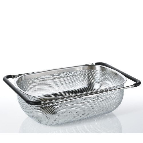 Kuchenprofi Στραγγιστήρι Σαλάτας/Λαχανικών Ανοξείδωτο 34x24x11,4cm Πτυσσόμενο Delux