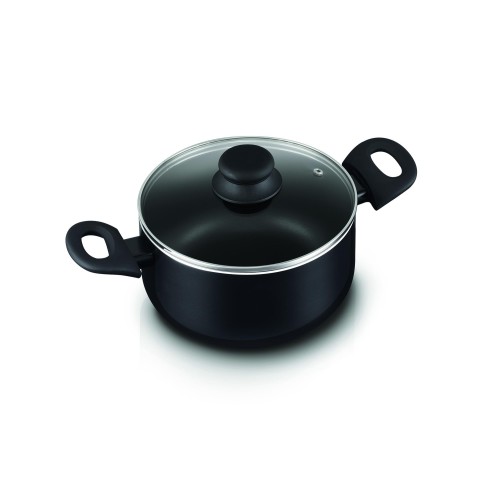 Cook-Shop Κατσαρόλα Αντικολλητική Μαύρη 16cm - 1,2Lt