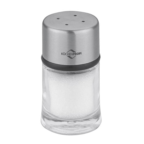 Kuchenprofi Αλατιέρα/Πιπεριέρα Γυάλινη Με Ανοξείδωτο Καπάκι 10ml