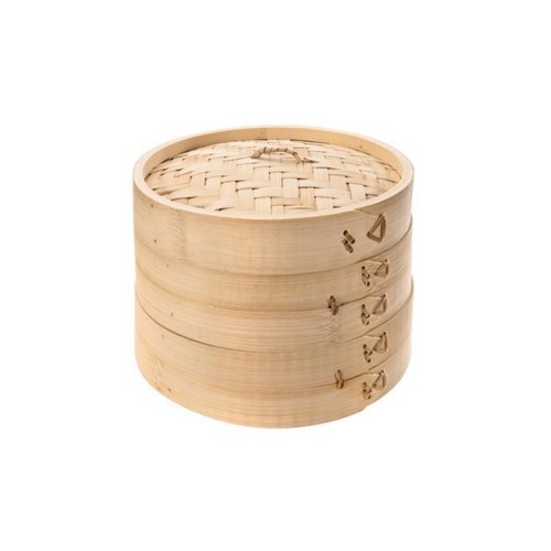 Tescoma Nikko Ατμομάγειρας Μπαμπού 2 Επιπέδων 20,5x14cm