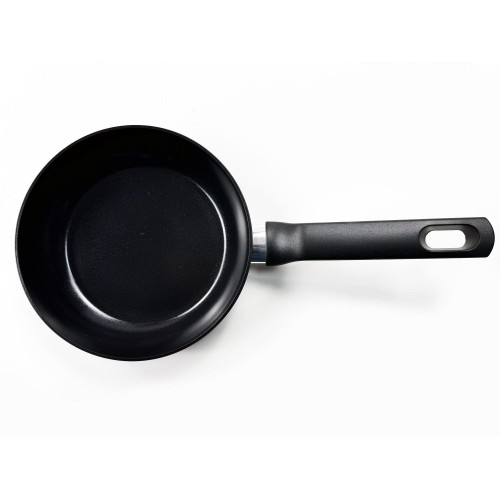 Cook-Shop Τηγάνι 24cm με Κεραμική Αντικολλητική Επίστρωση Μαύρο Venice