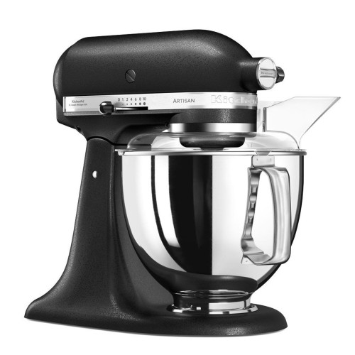 Kitchenaid Μίξερ Χυτοσιδήρου Μαύρο Artisan Κομπλέ 4,8Lt