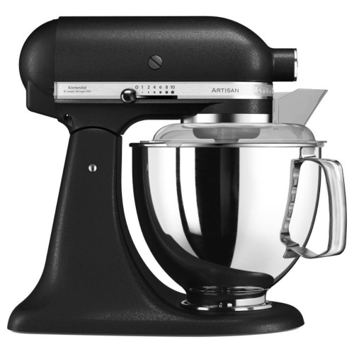 KitchenAid Μίξερ 4,8Lt Onyx Black κομπλέ σειρά Artisan