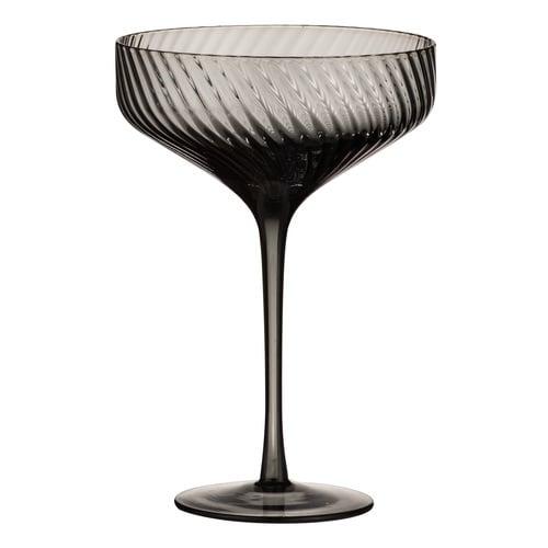 Ladelle Ποτήρι Κοκτέιλ 300ml Ανθρακί Katrina Pewter - Γυάλινο