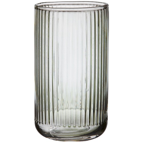 Ladelle Ποτήρι 410ml Ριγέ Πράσινο Zephyr - Γυάλινο