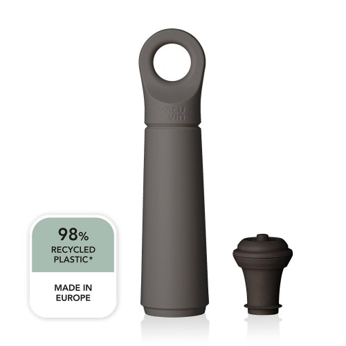 Vacuvin Αντλία Αφαίρεσης Αέρα Loop Graphite 22cm - Ανακυκλωμένο Πλαστικό