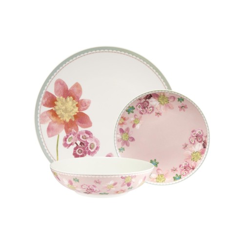 Maxwell & Williams Σερβίτσιο Coupe Primula Pink Πορσελάνη Σε Συσκευασία Δώρου - Σετ 12 Τεμαχίων