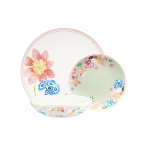 Maxwell & Williams Σερβίτσιο Coupe Primula Sage Πορσελάνη Σε Συσκευασία Δώρου - Σετ 12 Τεμαχίων