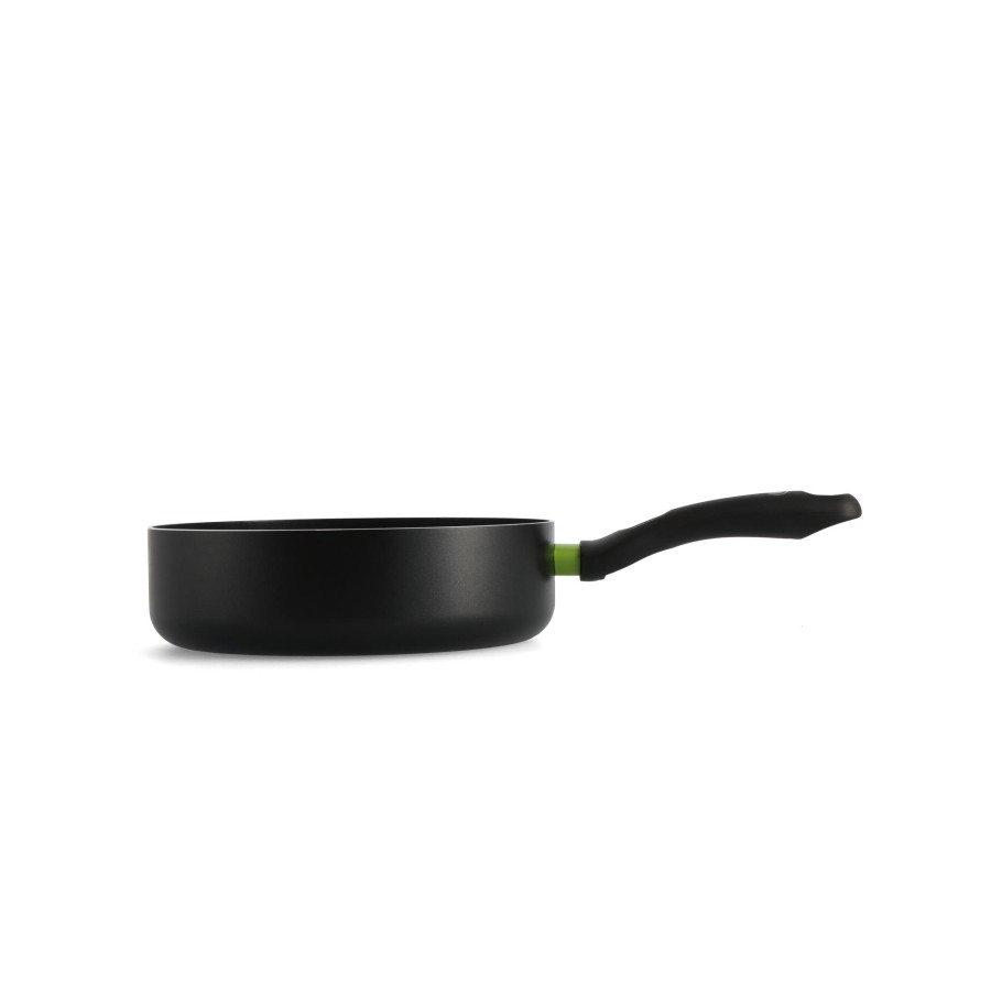 Green Pan Τηγάνι Βαθύ Κεραμικό με Γυάλινο Καπάκι 24cm 3,1Lt Diamond