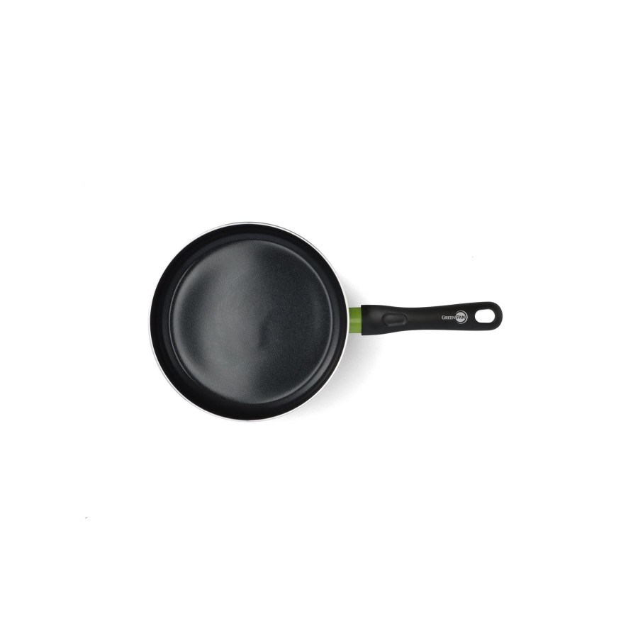 Green Pan Τηγάνι Βαθύ Κεραμικό με Γυάλινο Καπάκι 24cm 3,1Lt Diamond