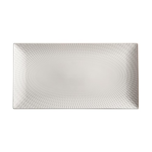 Maxwell & Williams Πιατέλα Παραλληλόγραμμη 35x19cm Diamonds White Basics Πορσελάνη