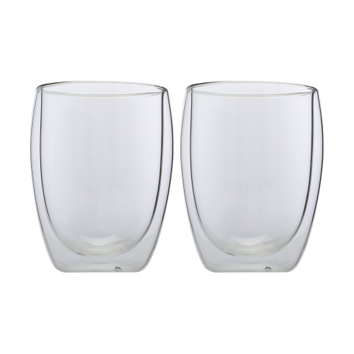 Maxwell & Williams Blend Ποτήρι Χυμού/ Καφέ Latte 350ml με Διπλά Τοιχώματα Σε Συσκευασία Δώρου-Σετ 2 Τεμαχίων