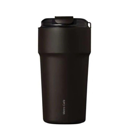 Lock & Lock Κούπα Θερμ/κη 500ML Μαύρη Metro - Ανοξείδωτη Με Κεραμική Επίστρωση